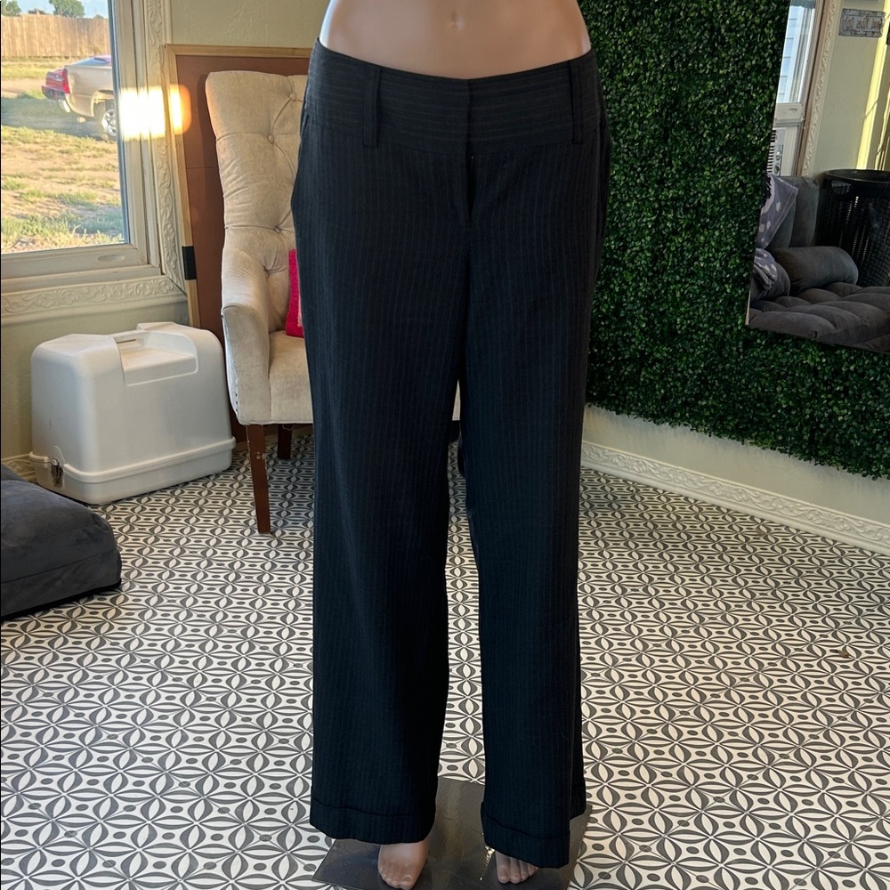 Ann Taylor Dark Pinstripe Trousers